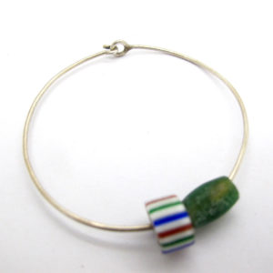 BRACELET ARGENT ET PERLES