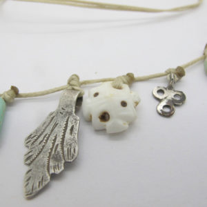 grigri amazonite coquillage