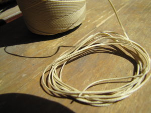 fil coton cire