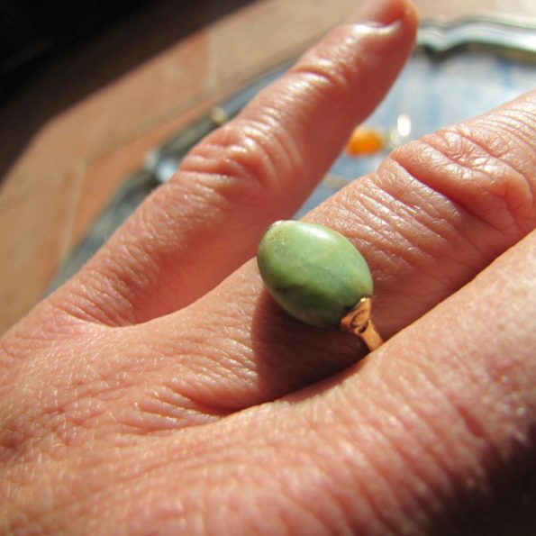 bague or amazonite