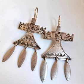Boucle oreilles touareg anciennes