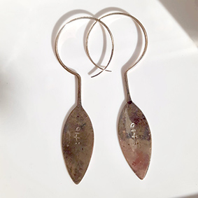 boucle oreille traditionnelle miao argent