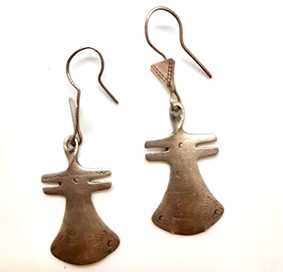 boucle oreille traditionnelle touareg petite TER boucle oreille traditionnelles touareg argent